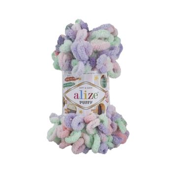 Alize Puffy Color 5938 100 gr Örgü İplik