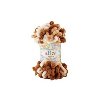Alize Puffy Color 6398 100 gr Örgü İpi