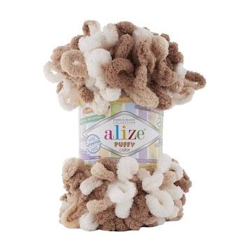 Alize Puffy Color 6398 100 gr Örgü İpi