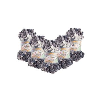 Alize Puffy Fine Color 5925 5 Adet Örgü İpi