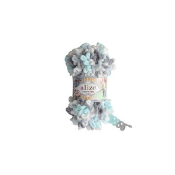 Alize Puffy Fine Color 5939 Ebruli5 Adet Örgü İpi