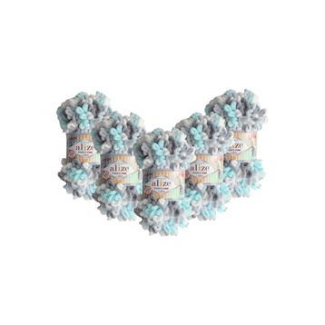 Alize Puffy Fine Color 5939 Ebruli5 Adet Örgü İpi
