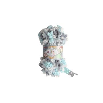 Alize Puffy Fine Color 5939 Ebruli5 Adet Örgü İpi