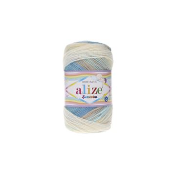 Alize Şekerim Bebe Batik 4398 100gr El Örgü İpi