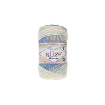 Alize Şekerim Bebe Batik 4398 100gr El Örgü İpi