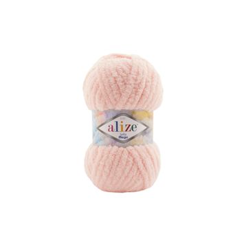 Alize Softy Mega 340 Pudra Pembe 100 gr El Örgü İpi