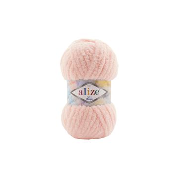 Alize Softy Mega 340 Pudra Pembe 100 gr El Örgü İpi