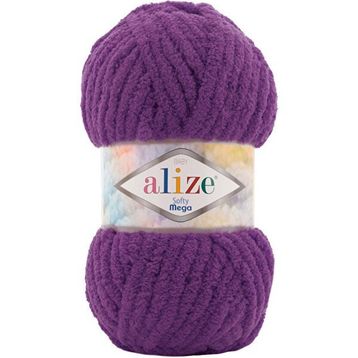 Alize Softy Mega 44 Mor El Örgü Ipi