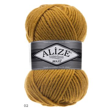 Alize Süperlana Maxi 02 100 gr Örgü İplik