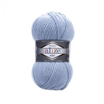 Alize Superlana Maxi 480 Lıght Blue Açık Mavi Yünlü İplik