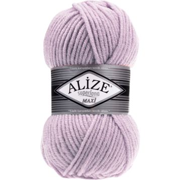 Alize Superlana Maxi 505 Küllü Lila Örgü İpi