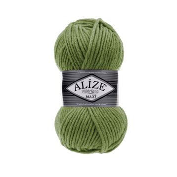 Alize Süperlana Maxi 620 Zeytin Yünlü İplik