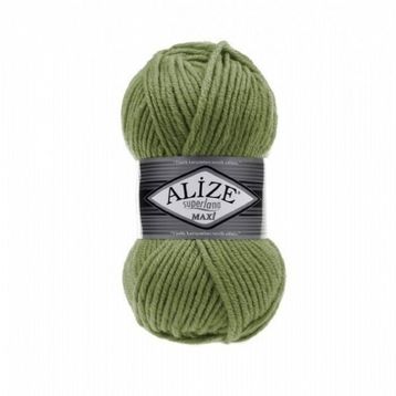 Alize Süperlana Maxi 620 Zeytin Yünlü İplik