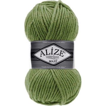 Alize Süperlana Maxi 620 Zeytin Yünlü İplik