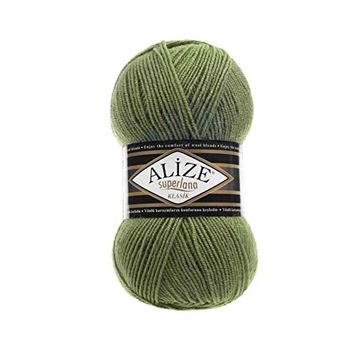 Alize Süperlana Maxi 620 Zeytin Yünlü İplik