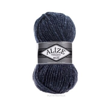 Alize Superlana Maxi 805 Jaspe Lacivert 5 Adet Örgü İpi