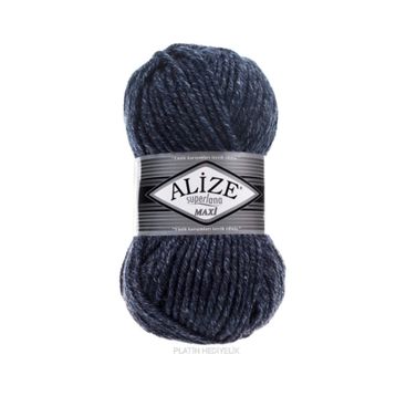 Alize Superlana Maxi 805 Jaspe Lacivert 5 Adet Örgü İpi
