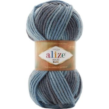 Alize Süperlana Maxi Batik 7785 100 gr Örgü İpi