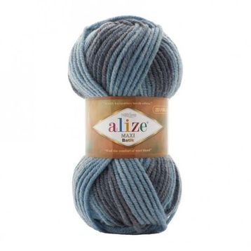 Alize Süperlana Maxi Batik 7785 100 gr Örgü İpi