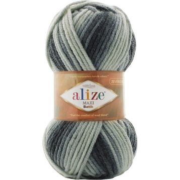 Alize Süperlana Maxi Batik 7786 Örgü İpi