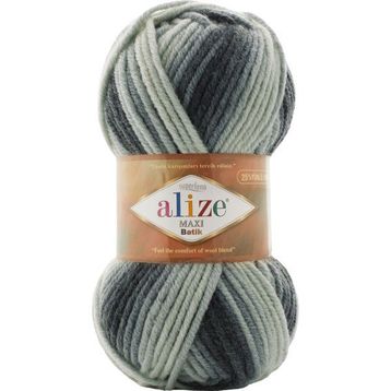 Alize Süperlana Maxi Batik 7786 Örgü İpi