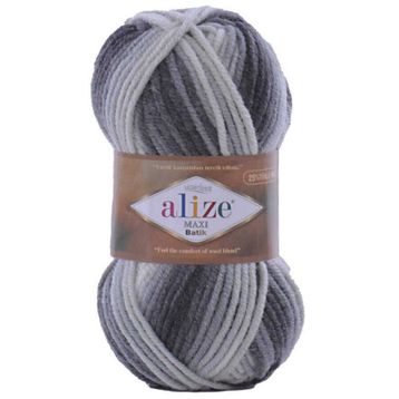Alize Süperlana Maxi Batik 7786 Örgü İpi