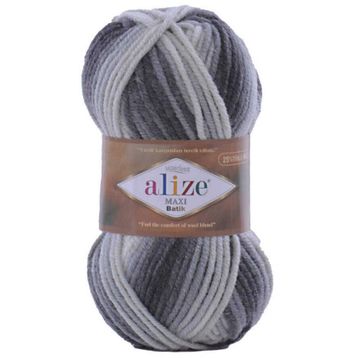 Alize Süperlana Maxi Batik 7786 Örgü İpi