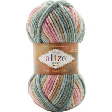 Alize Süperlana Maxi Batik 7803 Örgü İpi