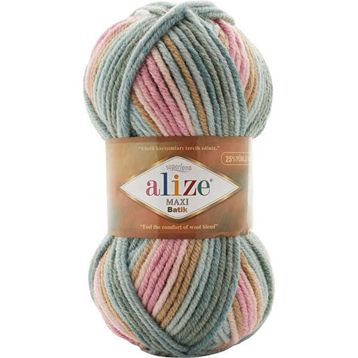 Alize Süperlana Maxi Batik 7803 Örgü İpi