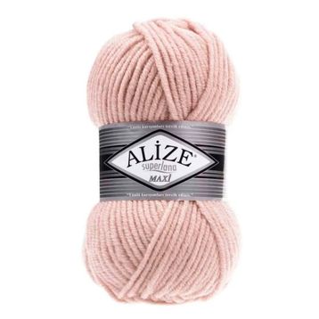Alize Superlana Maxi Kristal Pink 523 El Örgü İpi