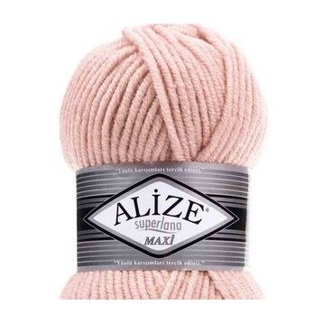 Alize Superlana Maxi Kristal Pink 523 El Örgü İpi