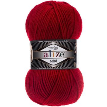 Alize Süperlana Midi 56 100 gr Örgü İplik