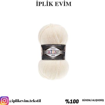 Alize Süperlana Midi 62 100 gr Örgü İplik