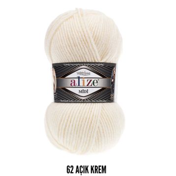 Alize Süperlana Midi 62 100 gr Örgü İplik