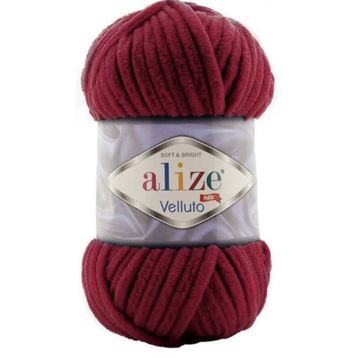 Alize Velluto 107 Vişne Yünlü İplik