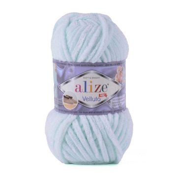 Alize Velluto 15 Su Yeşili Yünlü İplik