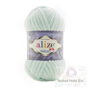 Alize Velluto 15 Su Yeşili Yünlü İplik