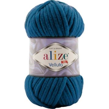 Alize Velluto 646 Mikanos Mavi El Örgü İpi