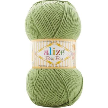 Alize Yeşil 485 Baby Best El Örgü ipi