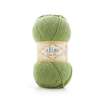 Alize Yeşil 485 Baby Best El Örgü ipi