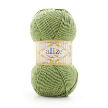 Alize Yeşil 485 Baby Best El Örgü ipi