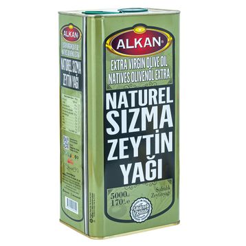 Alkan 5 lt Teneke Natürel Sızma Olgun Hasat Zeytinyağı