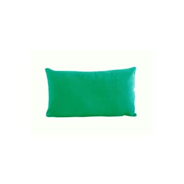 Alkan Homes 32X54 cm Çift Taraflı Su Yeşili Rengi Kadife Dokulu Dikdörtgen Yastık Kırlent Kılıfı