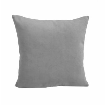 Alkan Homes Çift Taraflı 43X43 cm Gri Rengi Kadife Dokulu Yastık Kırlent Kılıfı
