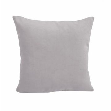 Alkan Homes Çift Taraflı 43X43 cm Krem Rengi Kadife Dokulu Yastık Kırlent Kılıfı