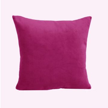 Alkan Homes Çift Taraflı 50X50 cm Mürdüm Rengi Kadife Dokulu Yastık Kırlent Kılıfı