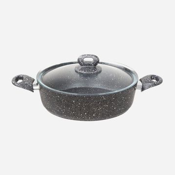 Alkar 32 cm Ezme Basık Tencere