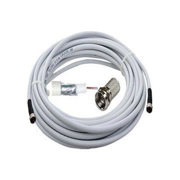 Alkatech RG6 U4 1 mt Jaklı Anten Kablosu