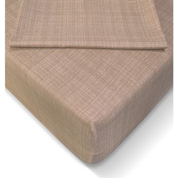 Alla Turca 100x200 cm Sütlü Kahve Ranforce Lastikli Çarşaf Seti