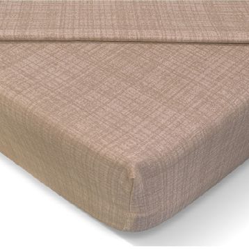Alla Turca 100x200 cm Sütlü Kahve Ranforce Lastikli Çarşaf Seti
